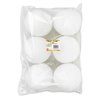 Hygloss Products Craft Foam Balls, 6 Inch, White, 6PK 51106